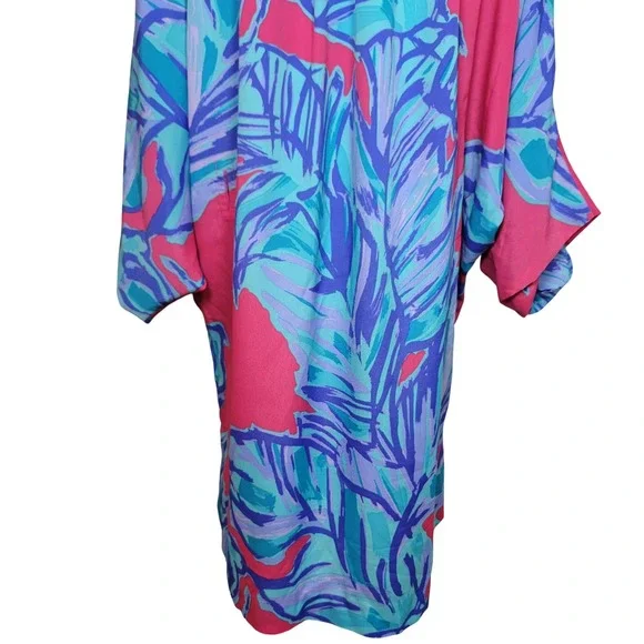 Lilly Pulitzer Embellished Swim Beach Cover-Up Size Small Coastal Resort Wear